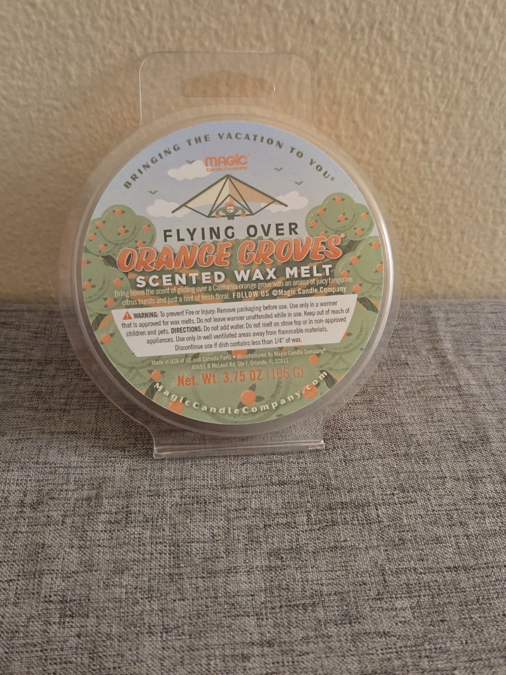 Magic Candle Company "Orange Groves" Scented Wax Melt